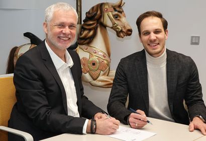 Am Bild Alexander Ruther und Josef Maier