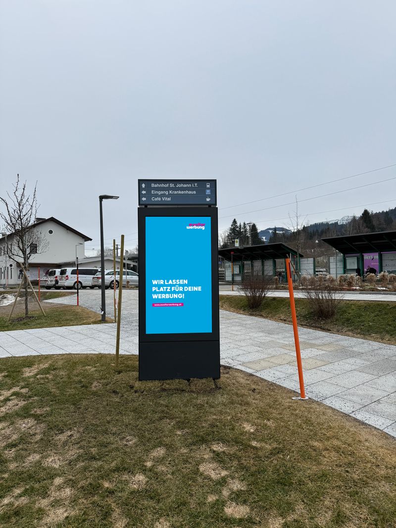 Outdoorstelen Ortszentrum St. Johann i.T.