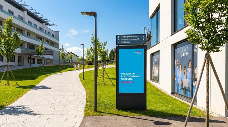 Outdoorstelen Ortszentrum St. Johann i.T.