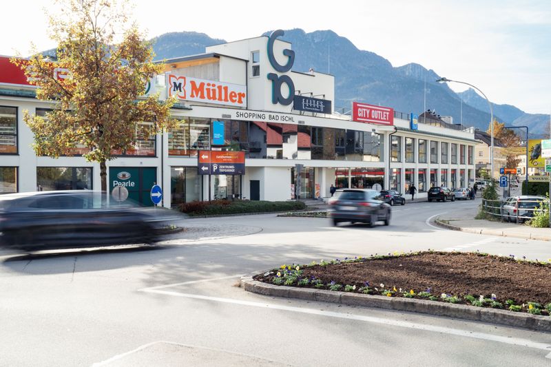 Kreisverkehr Shopping Center G10 Bad Ischl