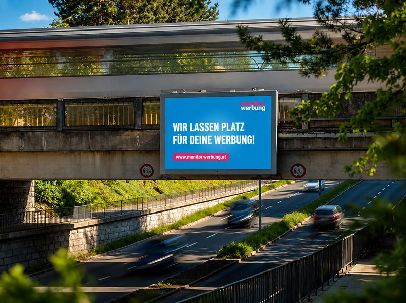 LED Wall 02 Klagenfurt Süd ÖBB Brücke
